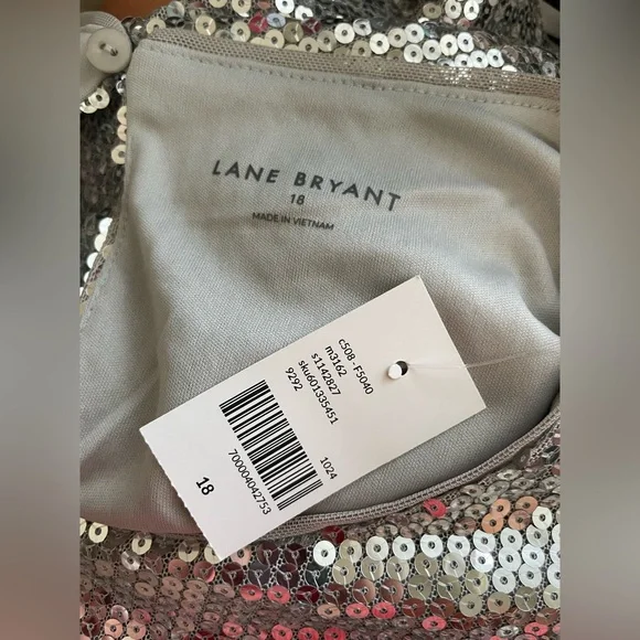 Lane Bryant Sparkly Sequins Top - Picture 3 of 3